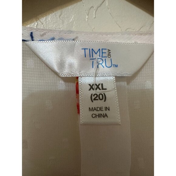 Y2K Boho Western Open Front Cardigan Sz 2X Balloon Sleeves Floral Beachy Travel - Picture 2 of 12